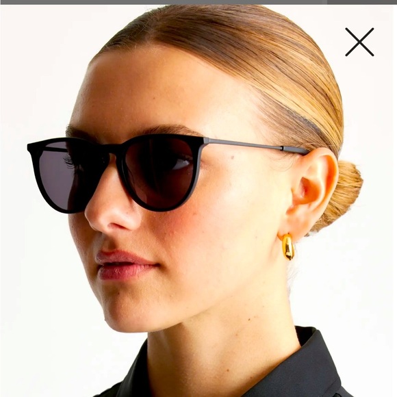 Quince Sleek Black Round Sunglasses main image 7